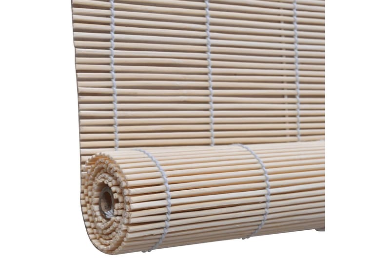 Rullgardin 100x160 cm naturlig bambu - Natur/Beige - Rullgardin