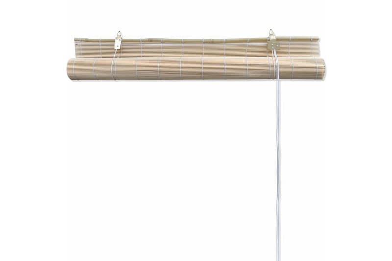 Rullgardin 100x160 cm naturlig bambu - Natur/Beige - Rullgardin