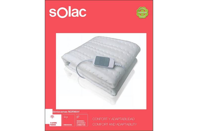 SOLAC Värmemadrass Norway 60W - Textil & mattor - Filtar, kuddar & plädar - Filtar & plädar - Värmefilt