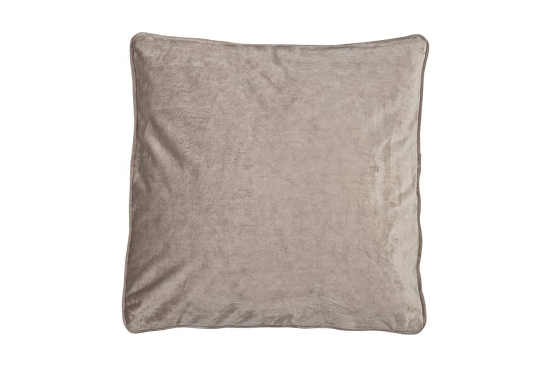 Sameta Kuddfodral 45x45 cm Sammet - Grå/Beige - Prydnadskudde & kuddfodral