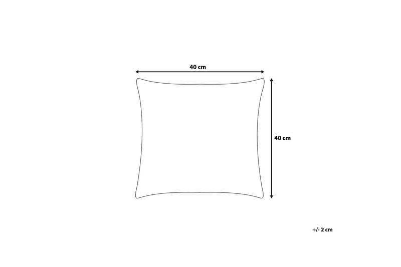 Cerulleda Trädgårdskudde 2-pack 40x40 cm - Blå - Utekudde