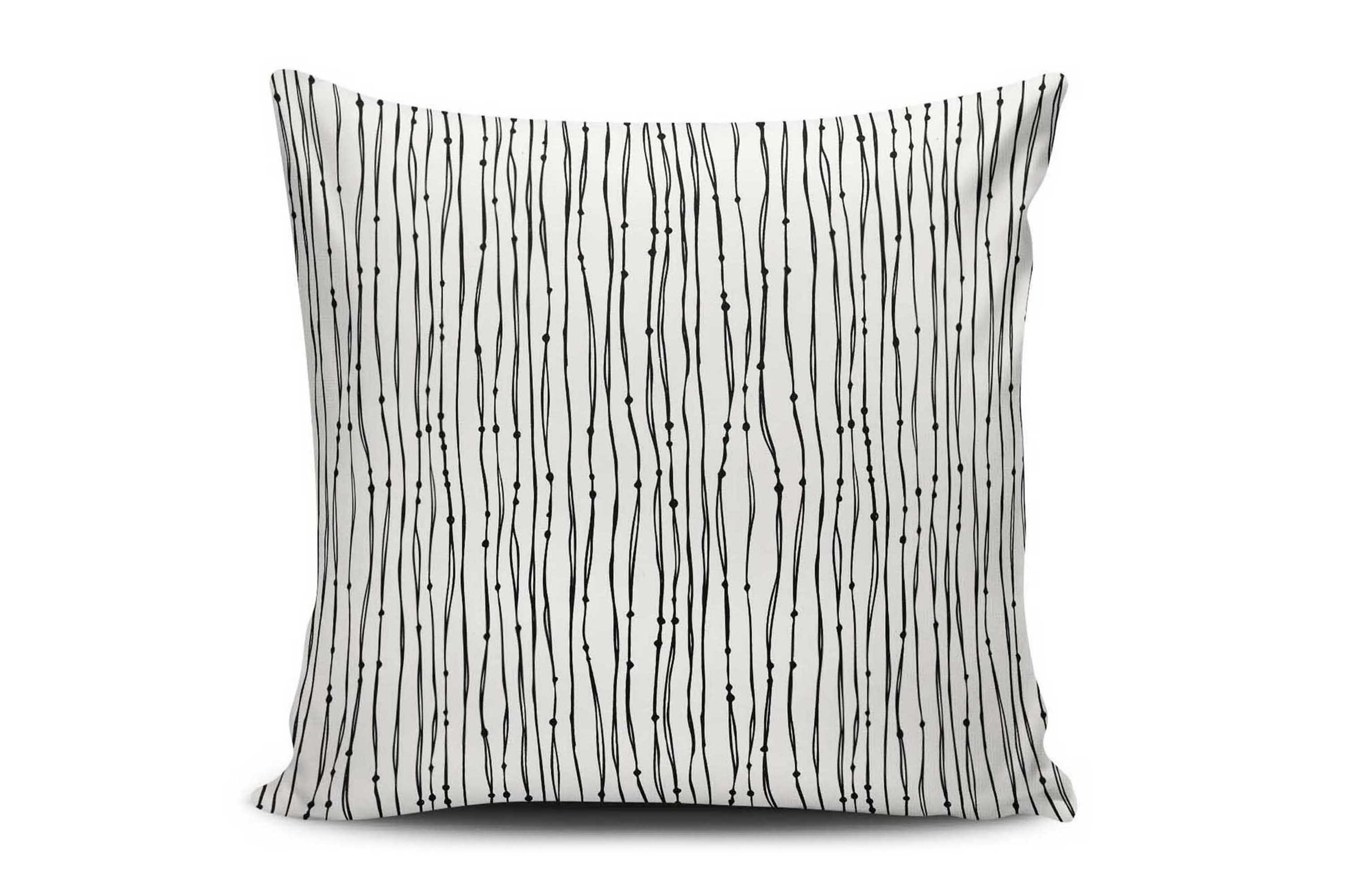 REA/Black Friday Cushion Love Kuddfodral 45x45 cm - Vit/Svart Prydnadskudde & kuddfodral Tyg