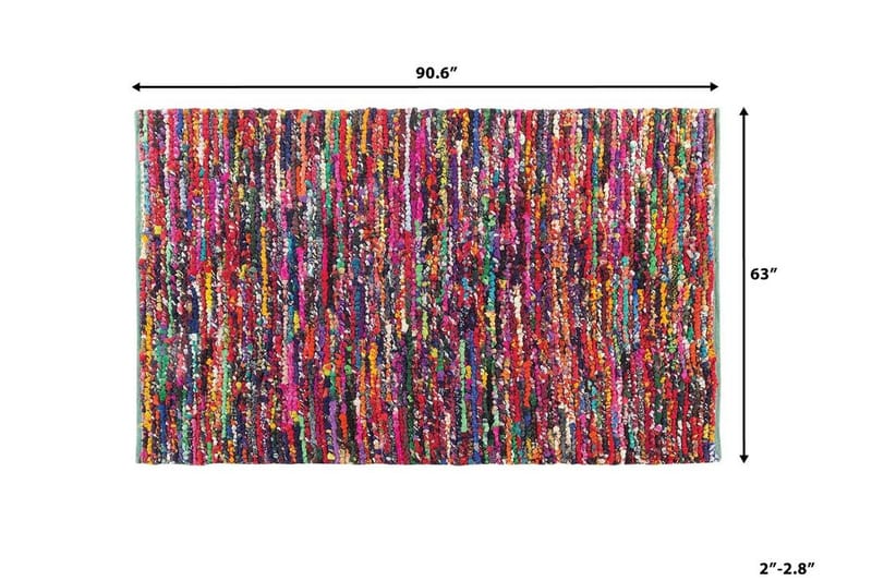 Bafra Matta 160x230 cm - Flerfärgad - Mattor