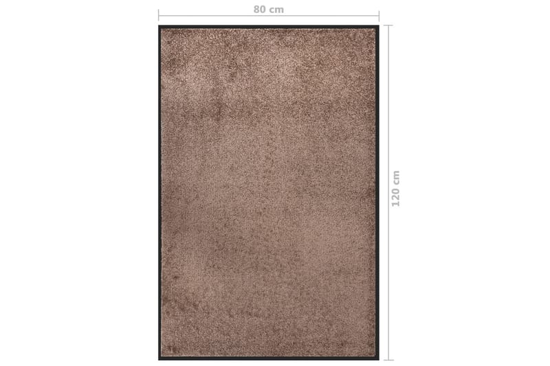 Dörrmatta brun 80x120 cm - Brun - Dörrmatta & hallmatta
