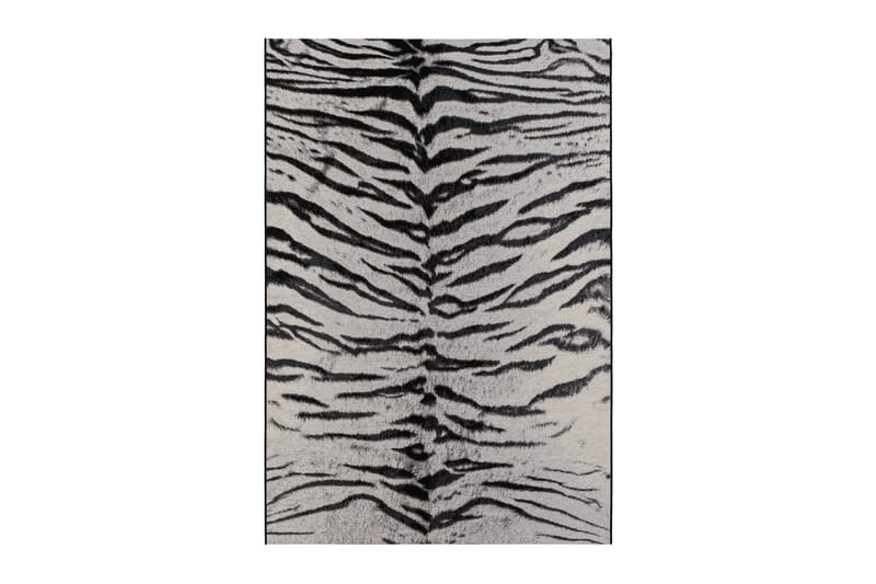 Domani Tiger Flatvävd Matta 160x230 cm - Silver - Handvävda mattor - Gummerade mattor - Små mattor - Mönstrade mattor - Stora mattor - Flatvävda mattor