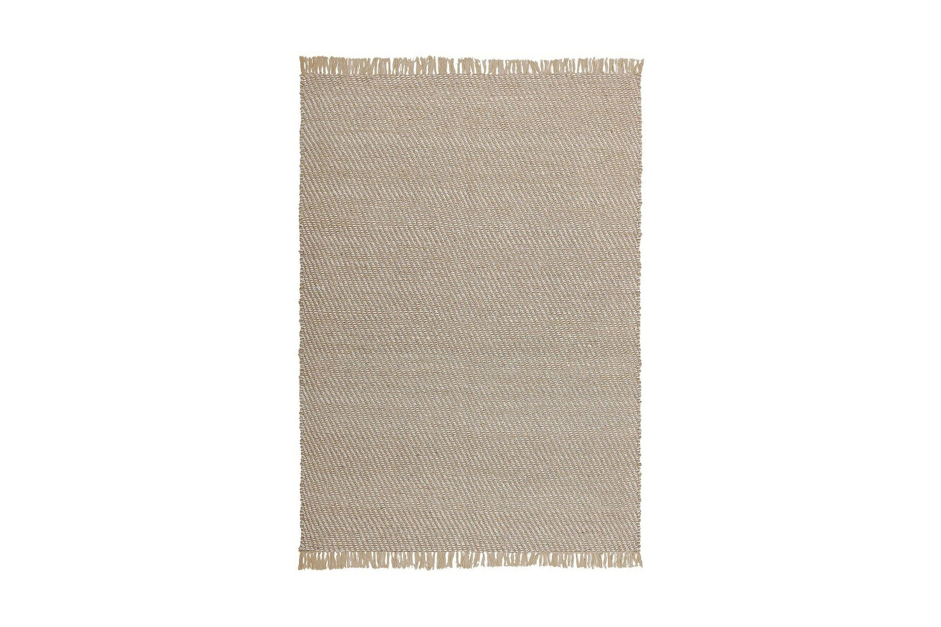 REA/Black Friday Matta 140 x 200 cm beige ALADAG - Beige Flatvävda mattor Tyg