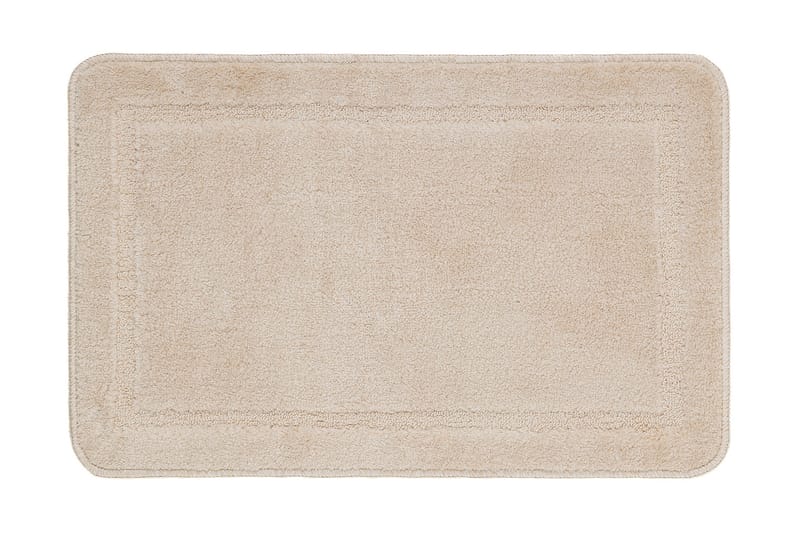 Frame Badrumsmatta 67x110 cm Oval - Creme - Textil & mattor - Mattor - Badrumsmatta