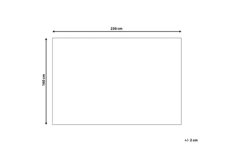 Gharo Skinnmatta 160x230 cm - Brun - Fällar & skinnmattor