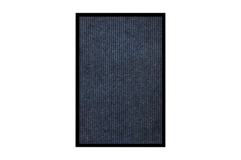Dörrmatta blårandig 80x120 cm - Blå - Gummerade mattor - Små mattor - Mönstrade mattor - Stora mattor - Dörrmatta & hallmatta - Handvävda mattor - Dörrmatta utomhus & entrematta