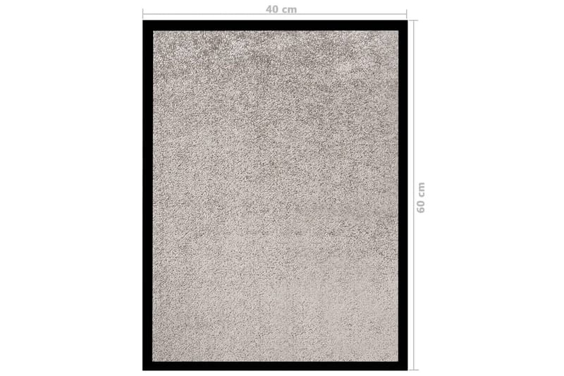Dörrmatta grå 40x60 cm - Grå - Dörrmatta & hallmatta