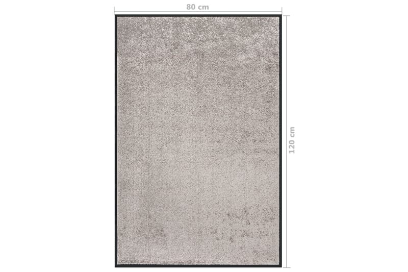 Dörrmatta grå 80x120 cm - Grå - Dörrmatta & hallmatta