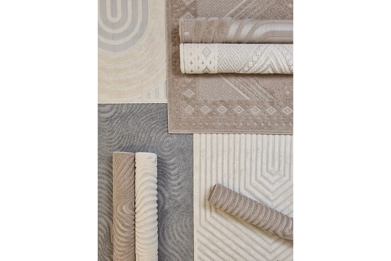 Hampton Flatvävd Matta 140x200 cm Rektangulär - Beige - Textil & mattor - Mattor - Flatvävda mattor