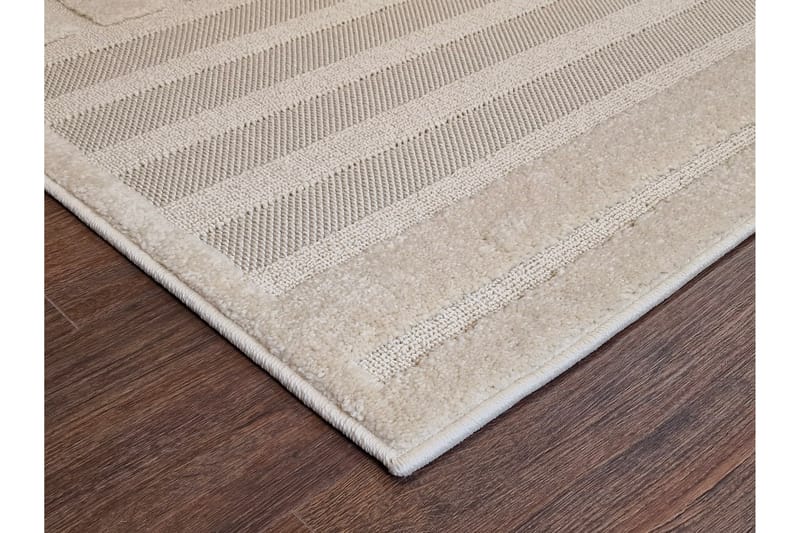 Hampton Flatvävd Matta 140x200 cm Rektangulär - Creme - Textil & mattor - Mattor - Flatvävda mattor