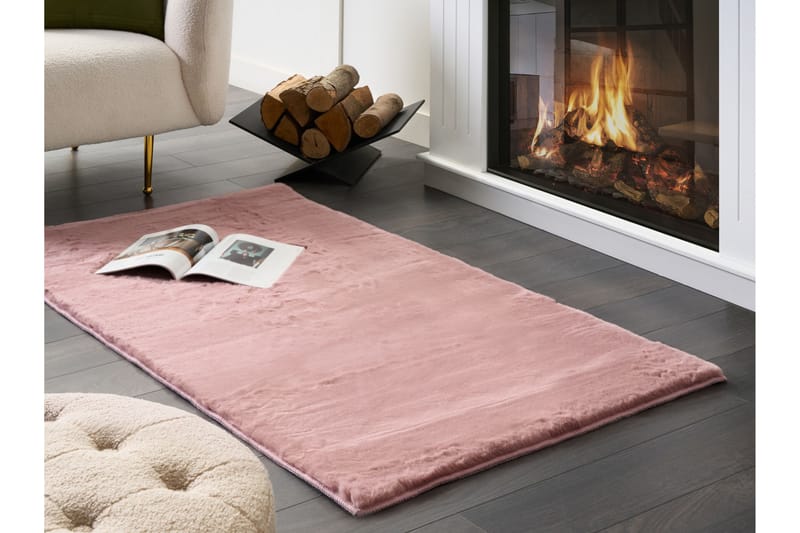 Mirpur Skinnmatta 80x150 cm - Rosa - Fällar & skinnmattor