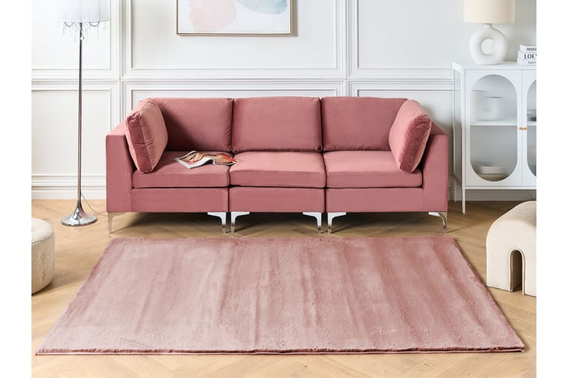 Mirpur Skinnmatta 80x150 cm - Rosa - Fällar & skinnmattor