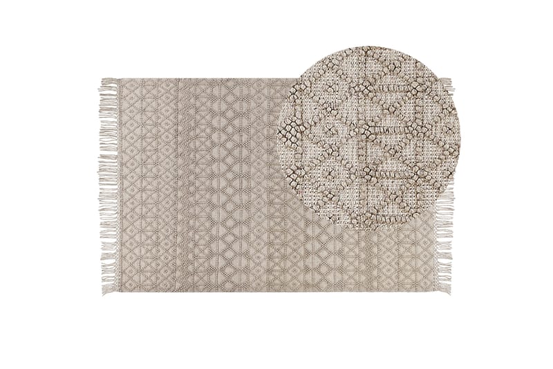 Alucra Ryamatta 200x300 cm - Beige - Ryamatta & luggmatta