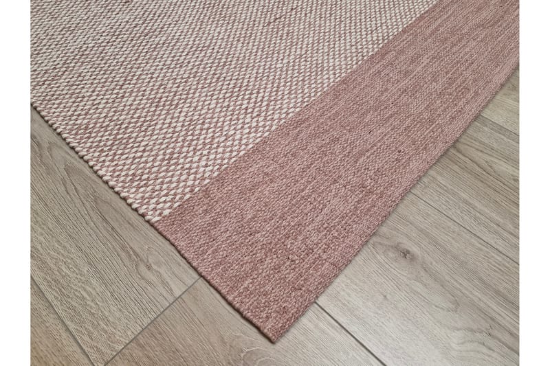 Alva Bomullsmatta 140x200 cm Rektangulär - Rosa - Textil & mattor - Mattor - Modern matta - Bomullsmatta