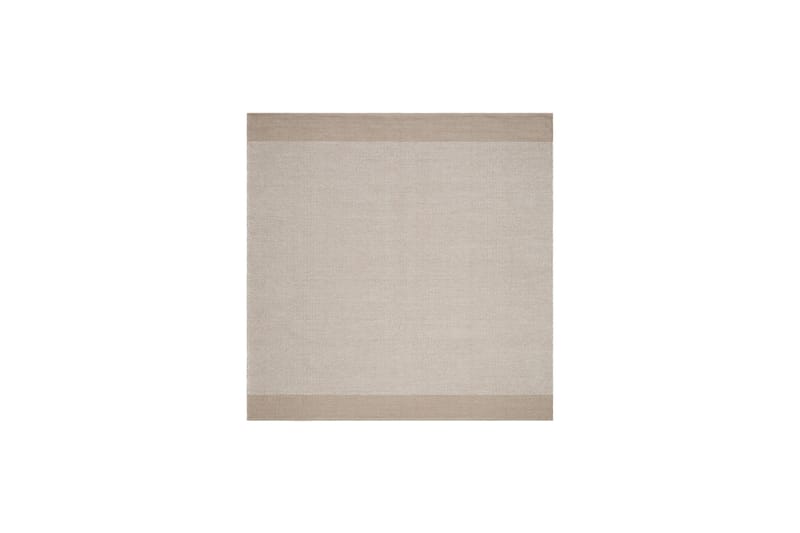 Alva Bomullsmatta 240x240 cm Kvadratisk - Sand - Textil & mattor - Mattor - Modern matta - Bomullsmatta