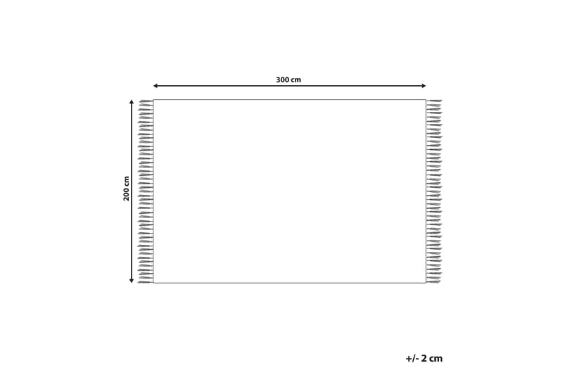 Aparan Bomullsmatta 200x300 cm - Beige - Bomullsmatta