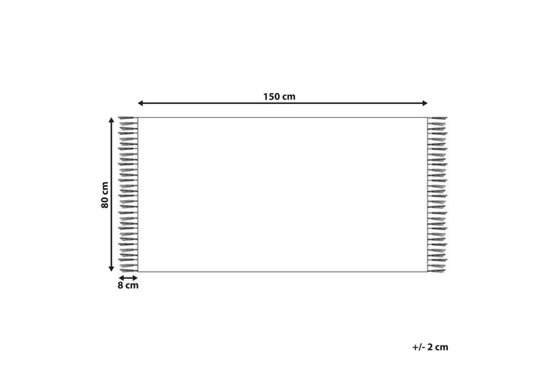 Arevik Ullmatta 80x150 cm - Röd - Textil & mattor - Mattor - Modern matta - Ullmatta