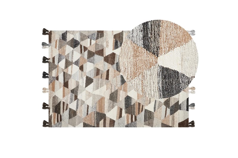 Argavand Ullmatta 160x230 cm - Beige - Ullmatta