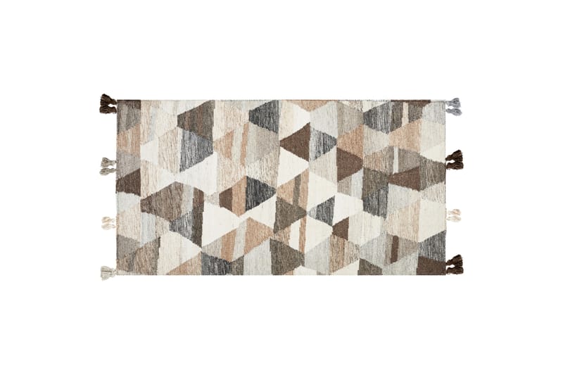 Argavand Ullmatta 80x150 cm - Beige - Textil & mattor - Mattor - Modern matta - Ullmatta