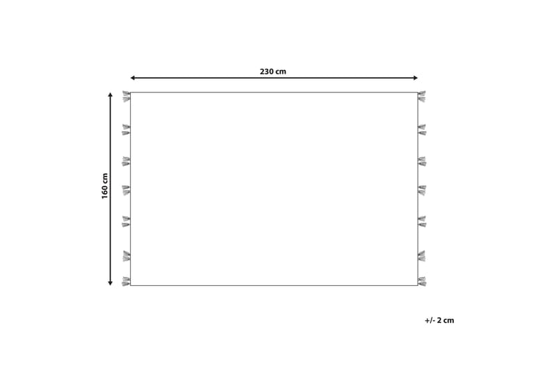 Arzakan Ullmatta 160x230 cm - Röd - Ullmatta