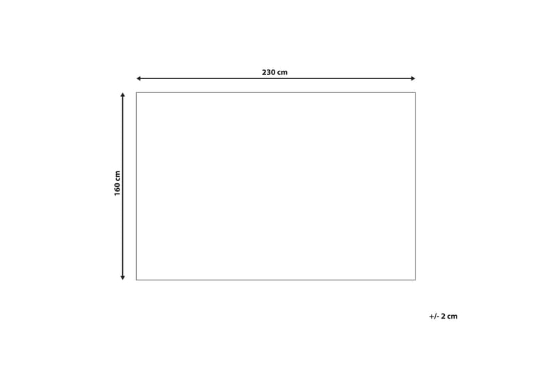 Ayrum Ryamatta 160x230 cm - Svart/Vit - Ryamatta & luggmatta