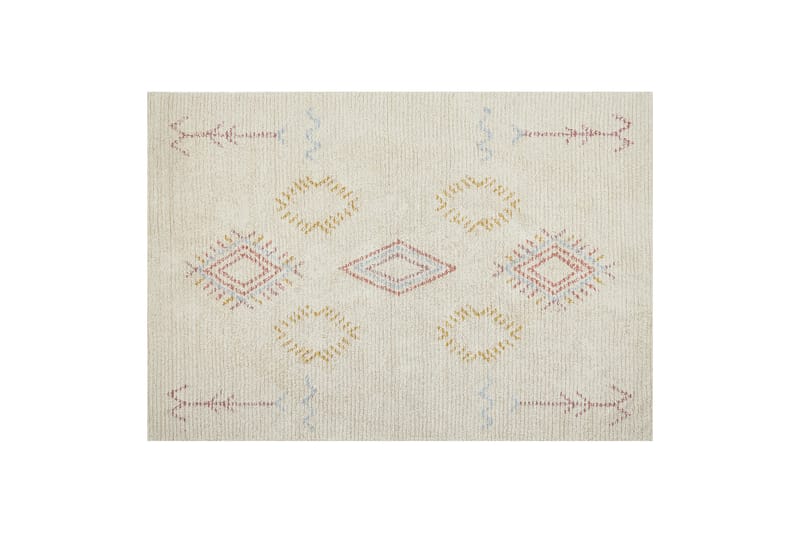 Bettiah Bomullsmatta 140x200 cm - Beige - Textil & mattor - Mattor - Modern matta - Bomullsmatta