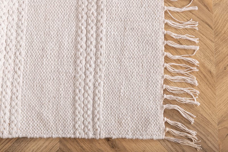 Nico Bomullsmatta 80x250 cm - Off White - Textil & mattor - Mattor - Modern matta - Bomullsmatta