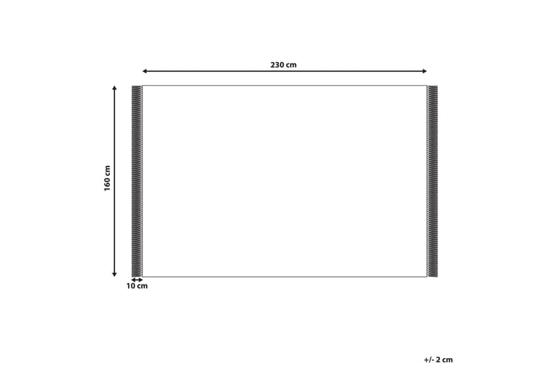 Cetmi Bomullsmatta 160x230 cm - Beige - Bomullsmatta