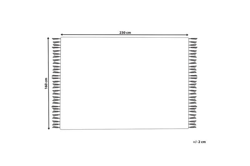 Darende Ullmatta 160x230 cm - Beige - Ullmatta