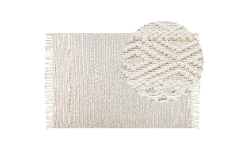 Darende Ullmatta 160x230 cm - Beige - Ullmatta