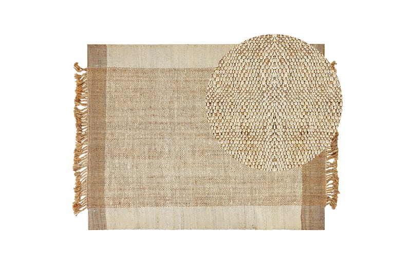 Dedemli Jutematta 160x230 cm - Beige - Textil & mattor - Mattor - Modern matta - Sisalmattor