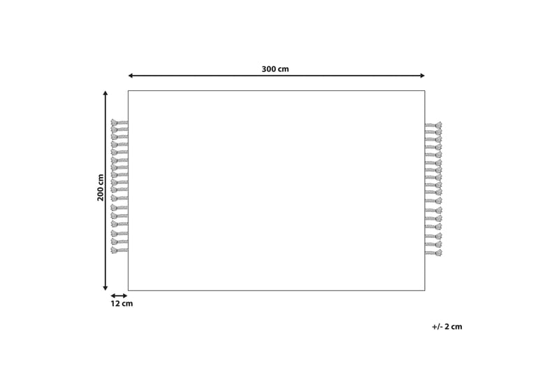 Dedemli Jutematta 200x300 cm - Beige - Sisalmattor - Jutemattor & hampamattor