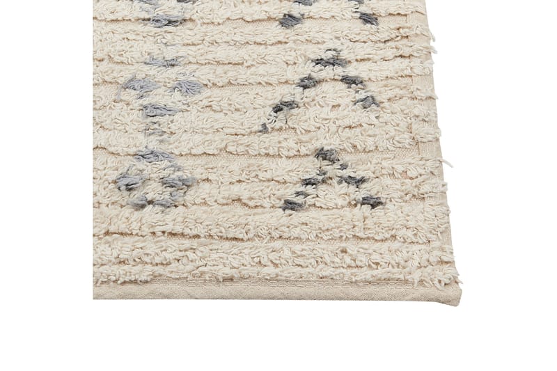 Dispur Bomullsmatta 140x200 cm - Beige - Textil & mattor - Mattor - Modern matta - Bomullsmatta