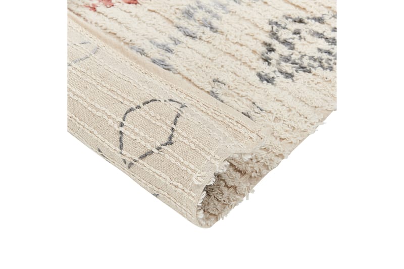 Dispur Bomullsmatta 160x230 cm - Beige - Textil & mattor - Mattor - Modern matta - Bomullsmatta