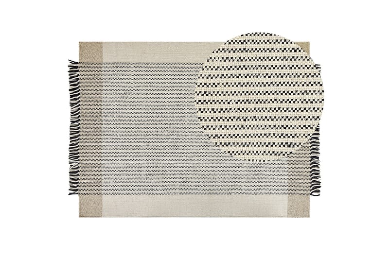 Divarli Ullmatta 160x230 cm - Beige - Textil & mattor - Mattor - Modern matta - Ullmatta