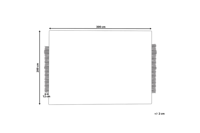 Divarli Ullmatta 200x300 cm - Beige - Ullmatta