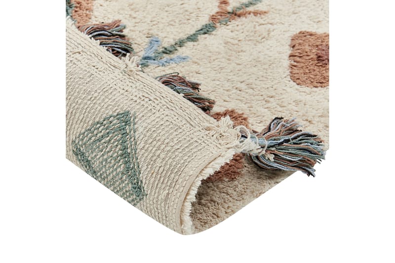 Eskisehir Bomullsmatta 140x200 cm - Beige - Textil & mattor - Mattor - Modern matta - Bomullsmatta