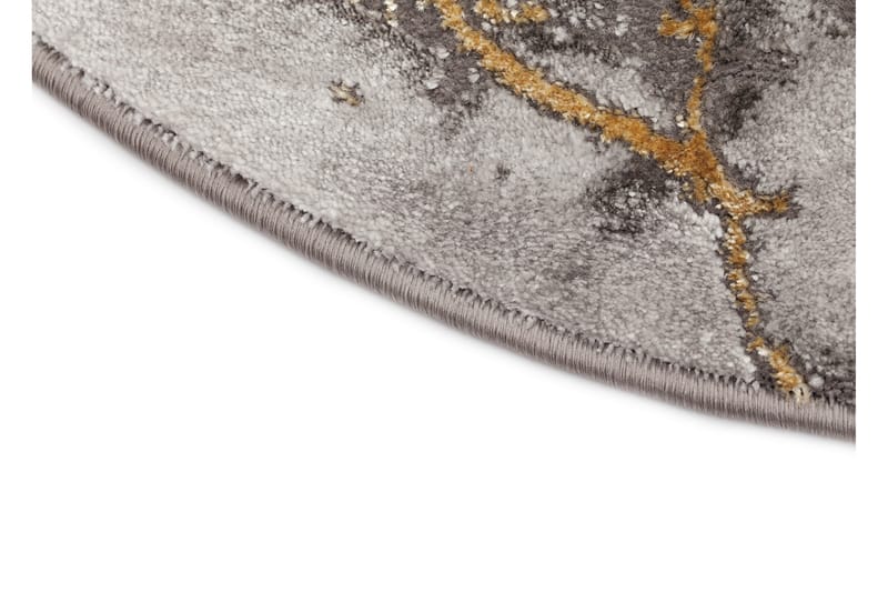 Ciril Concrete Guld Rund 200 cm - Textil & mattor - Mattor - Modern matta - Friezematta