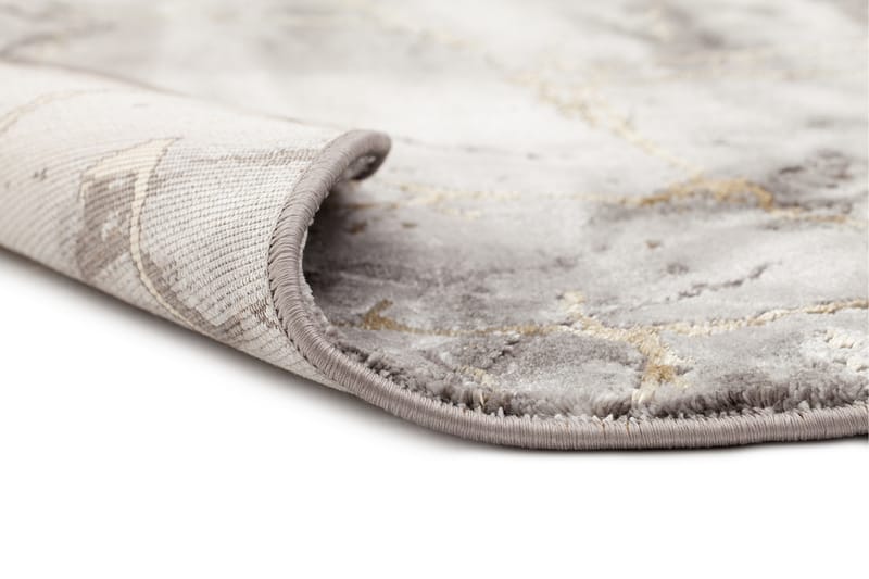 Ciril Concrete Guld Rund 200 cm - Textil & mattor - Mattor - Modern matta - Friezematta