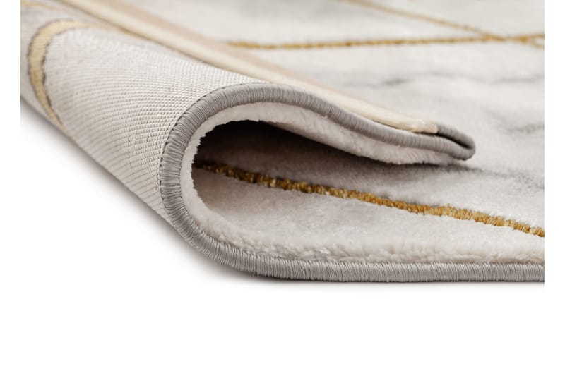 Diamond Romb Matta 160x230 cm - Guld - Textil & mattor - Mattor - Modern matta - Friezematta