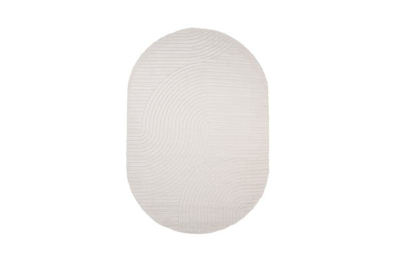 Hiroya Wiltonmatta 240x340 cm Oval - Vit - Wiltonmattor - Friezematta