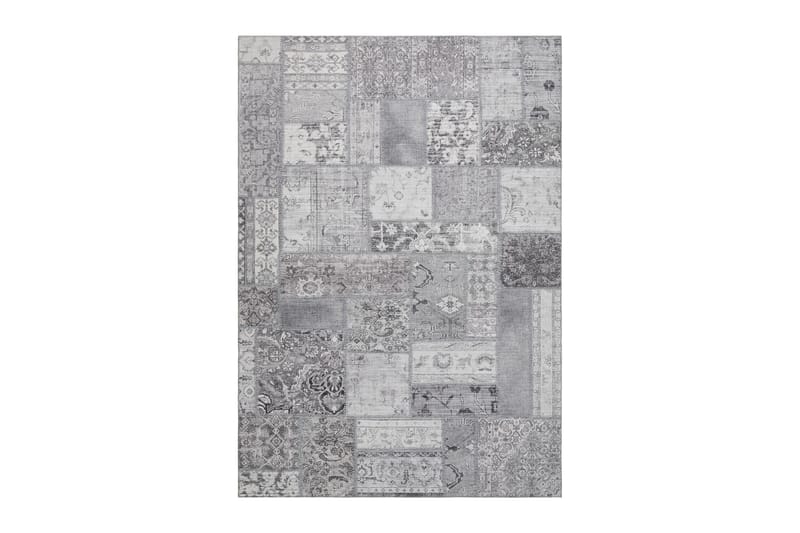 Patchwork Wiltonmatta 160x230 cm Rektangulär - Silver - Textil & mattor - Mattor - Modern matta - Friezematta