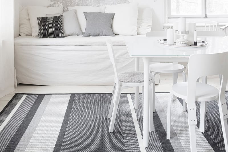 Laituri Matta Rund 160 cm Svart - Vm Carpet - Textil & mattor - Mattor - Modern matta - Ullmatta