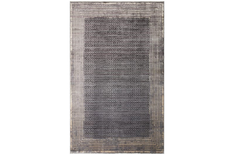 Mhl Gångmatta 100x300 cm Rektangulär - Antracit/Guld - Textil & mattor - Mattor - Modern matta - Gångmattor