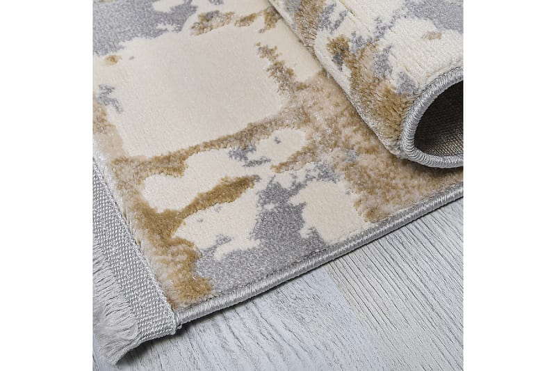 Naveena Gångmatta 100x450 cm Rektangulär - Grå/Beige/Creme - Textil & mattor - Mattor - Modern matta - Gångmattor