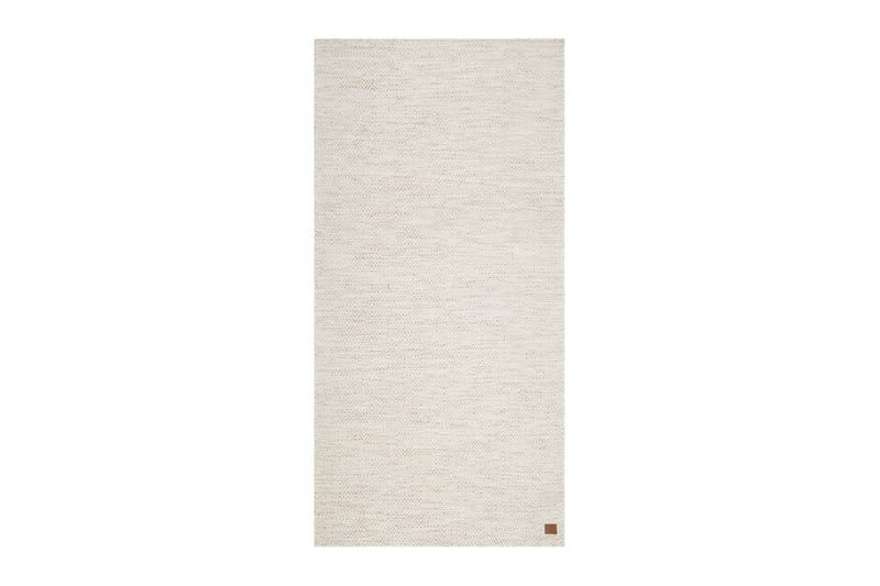 Gåsöga Ullmatta 75x200 cm Oval - Beige - Textil & mattor - Mattor - Modern matta - Ullmatta