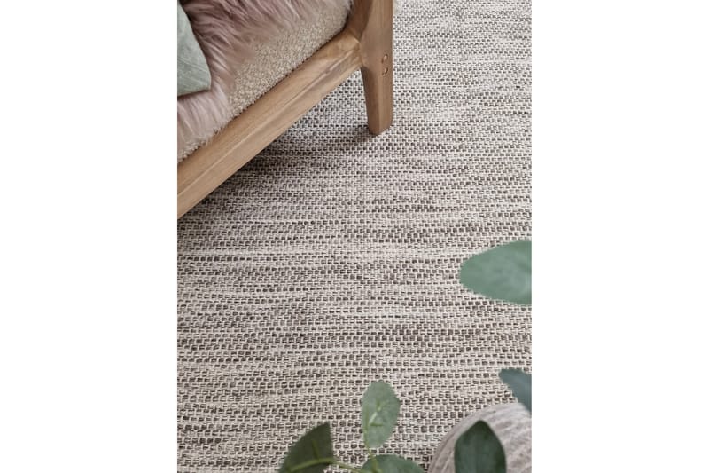 Gango Ullmatta 160x230 cm Rektangulär - Taupe - Ullmatta